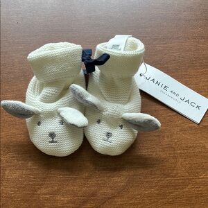 Janie and Jack Baby Sweater Bunny Bootie